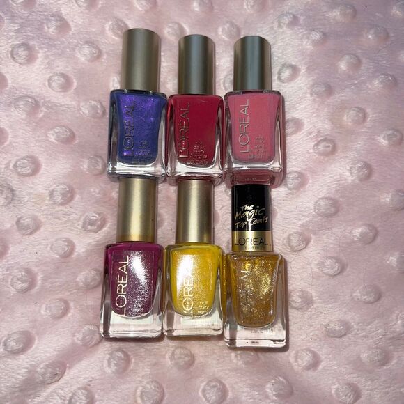 Loreal Nail polish Bundle 6 Bottles - Picture 2 of 3